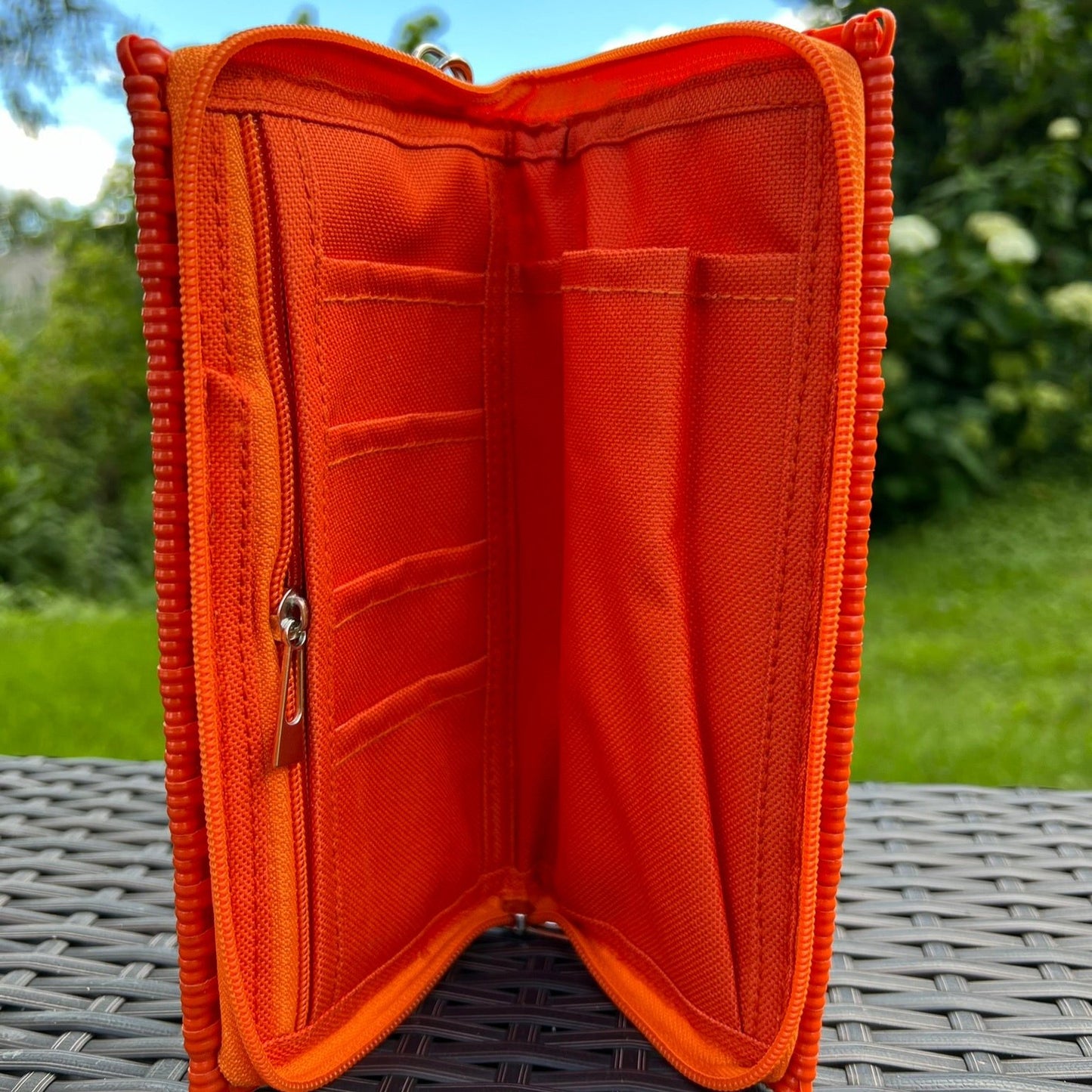 Coral Handwoven Wristlet by Colibri y Barro