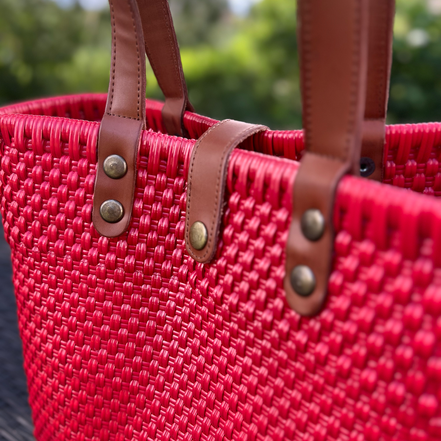 Red Handwoven Mexican Purse-Crossbody by Colibri y Barro